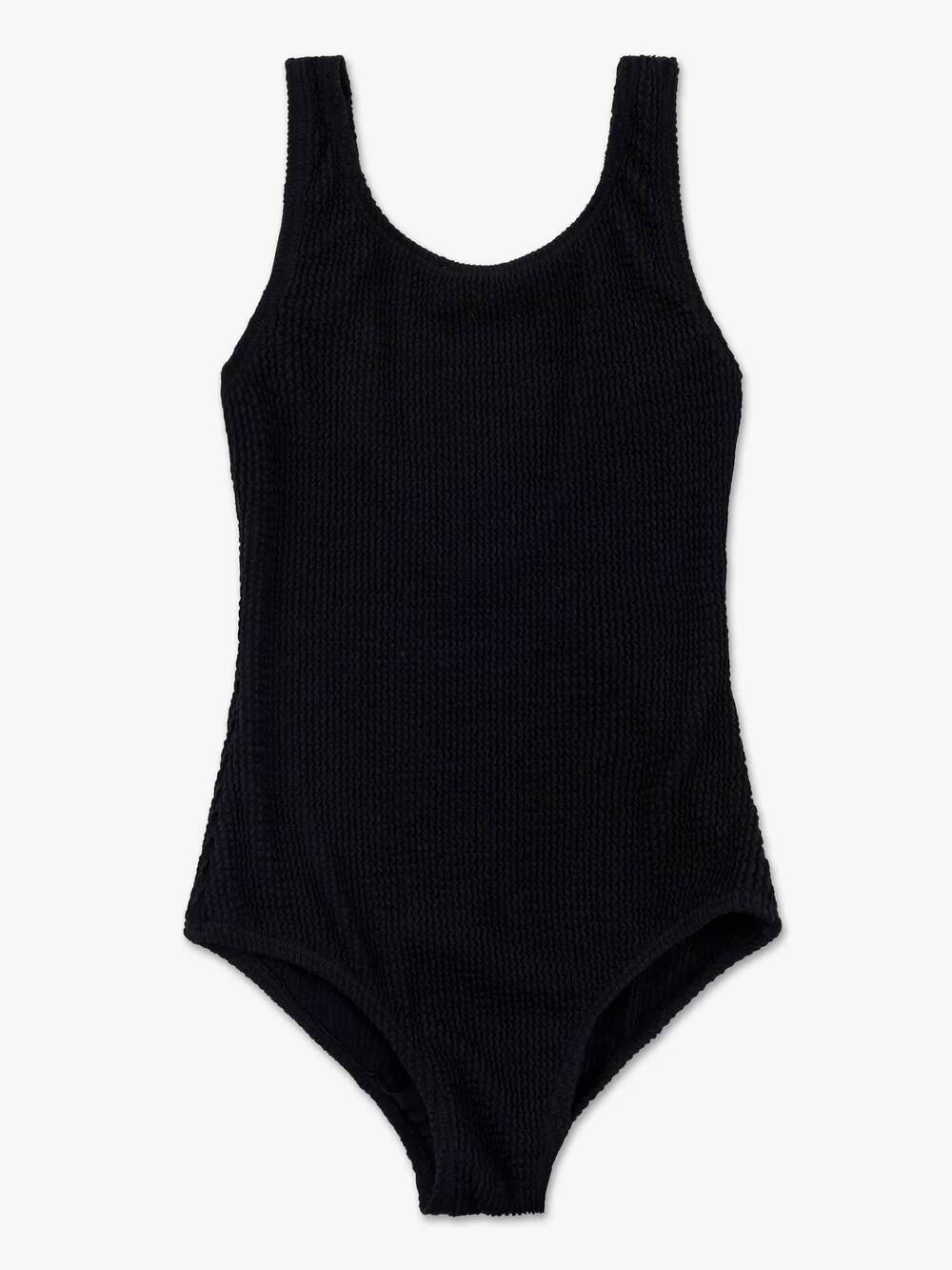 NEW LIMEAPPLE kids' annie crinkle one piece swimsuit in black
